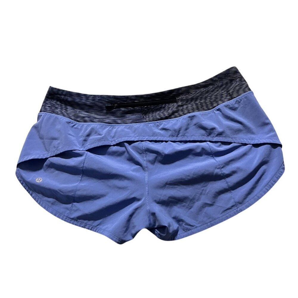 Lululemon Womens Speedup Shorts Size 10 lavender purple Lightweight Breathable - Picture 3 of 6